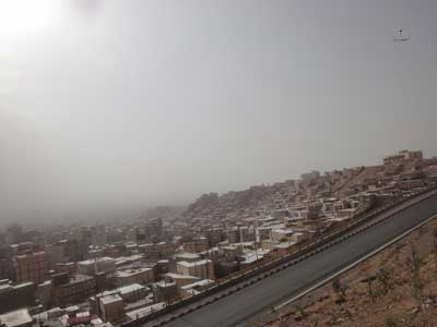 آلودگی هوا در تبریز